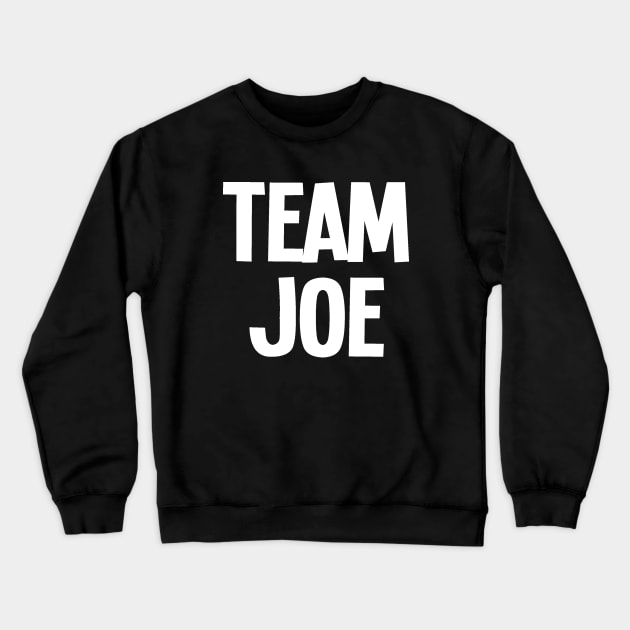 team joe Crewneck Sweatshirt by TheLeopardBear